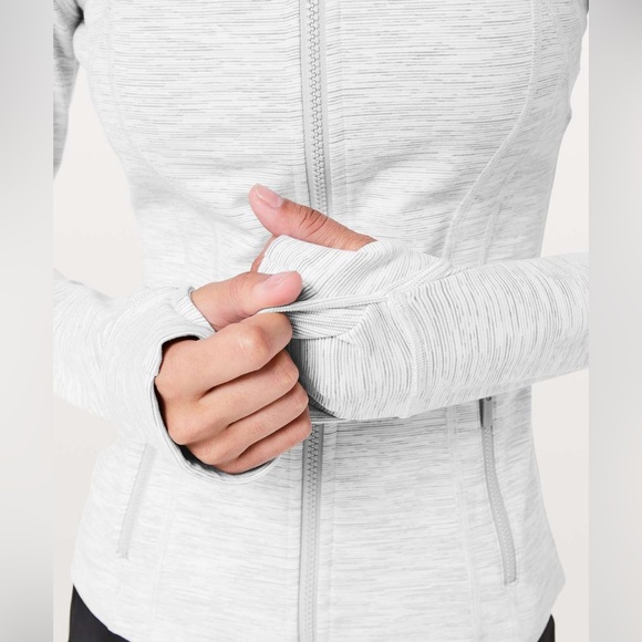 Lululemon Define Jacket Wee Are From Space Nimbus Battleship Size 10 - Picture 3 of 12